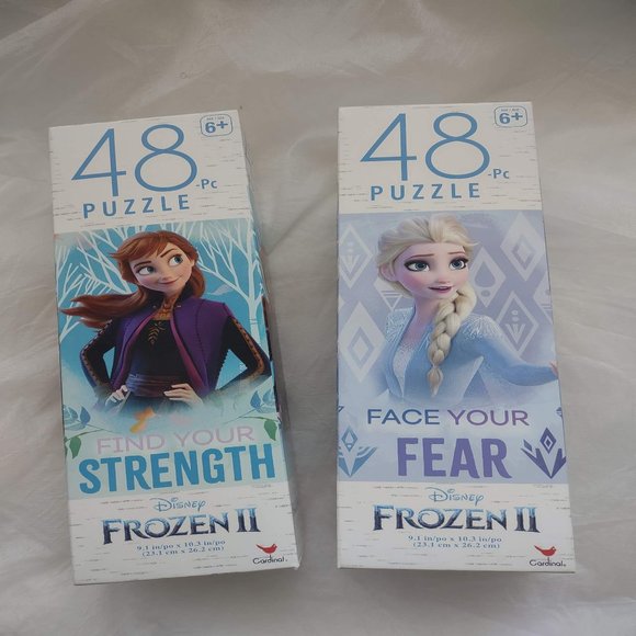 Disney | Toys | Nwt 2 Pc Disney Frozen Ii 2 48 Piece Jigsaw Puzzles Set ...